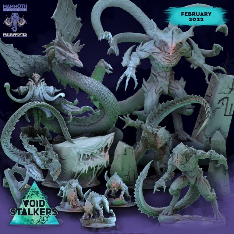 巨兽工坊 - 空洞游荡者 - 3D打印模型|Mammoth Factory – Void Stalkers – 3D Print Model