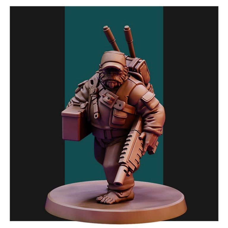 半人马 Recon小队 3D打印模型|Halflings Recon Team 2 – 3D Print Model