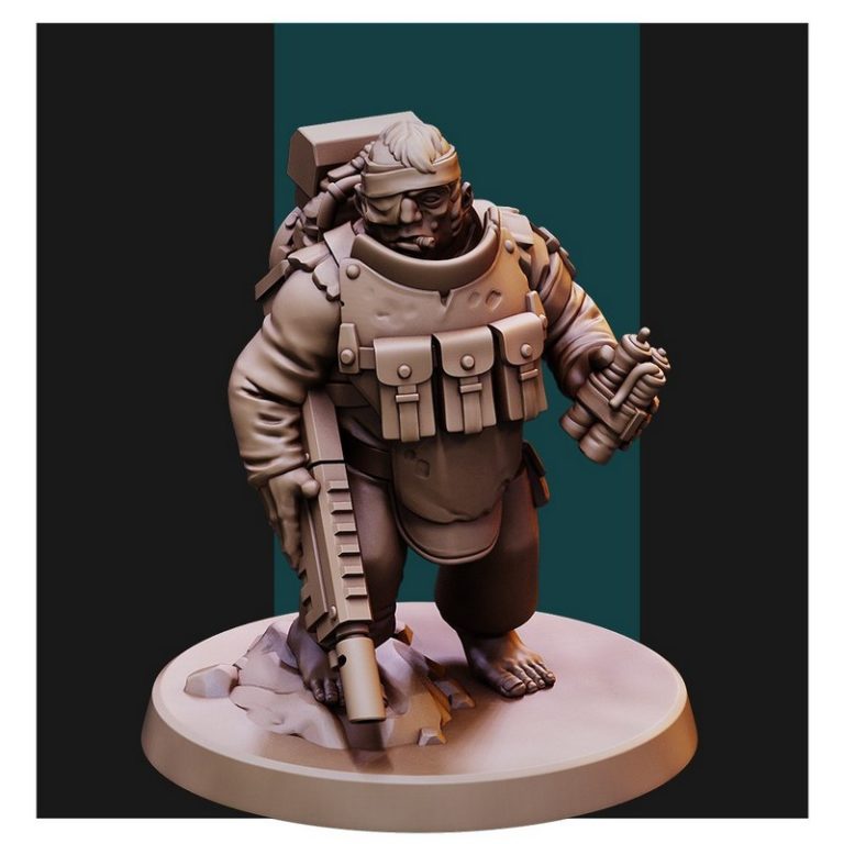 半人族侦察小队3D打印模型|Halflings Recon Team – 3D Print Model