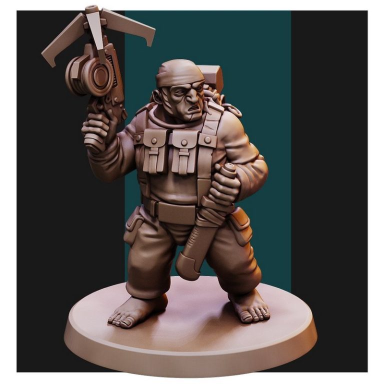 半人族侦察小队3D打印模型|Halflings Recon Team – 3D Print Model
