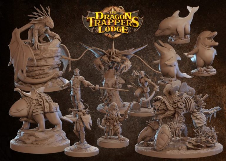 龙捕手旅舍——《龙捕手》3D打印模型|The Dragon Trappers Lodge – December 2020 – 3D Print Model