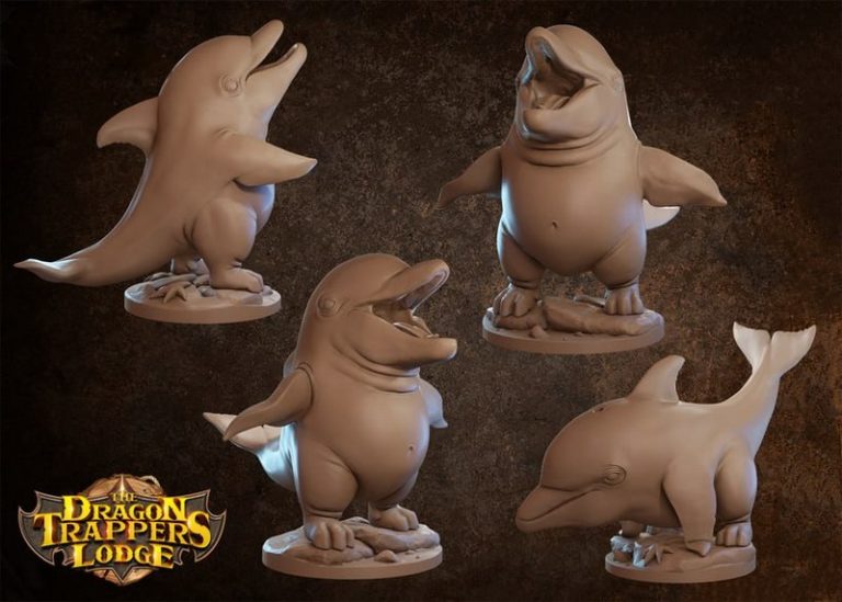 龙捕手旅舍——《龙捕手》3D打印模型|The Dragon Trappers Lodge – December 2020 – 3D Print Model