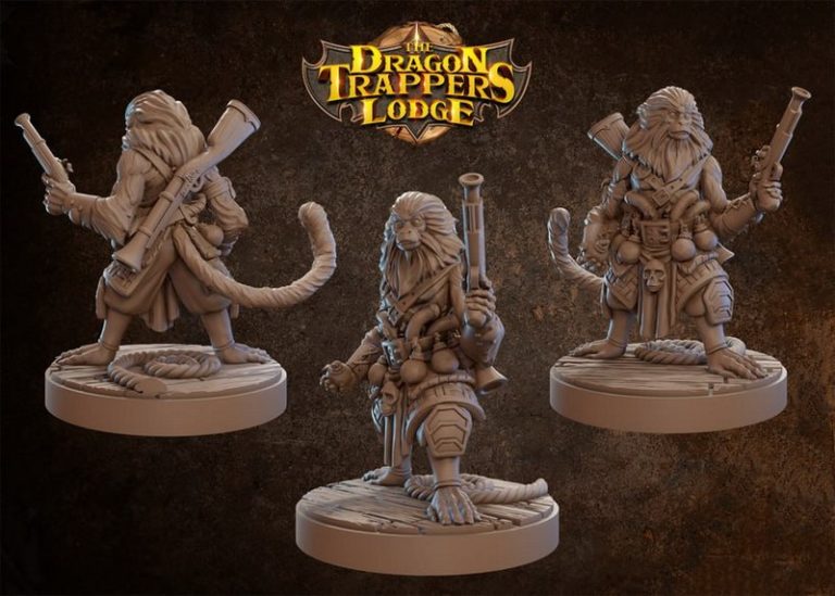 龙捕手旅舍——《龙捕手》3D打印模型|The Dragon Trappers Lodge – December 2020 – 3D Print Model