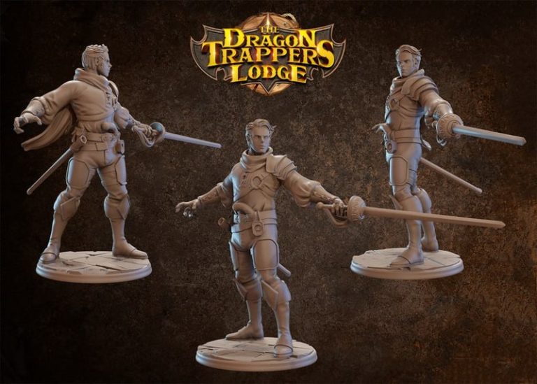 龙捕手旅舍——《龙捕手》3D打印模型|The Dragon Trappers Lodge – December 2020 – 3D Print Model