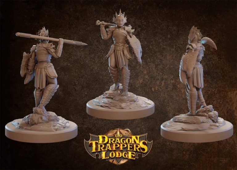 龙捕手旅舍——《龙捕手》3D打印模型|The Dragon Trappers Lodge – December 2020 – 3D Print Model