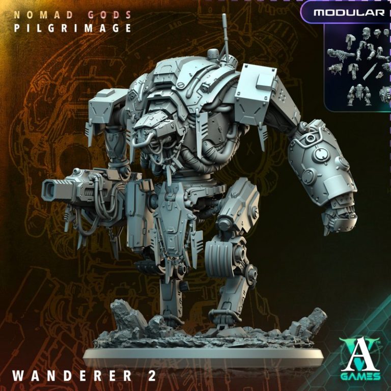 Archvillain Games《Nomad Gods》系列角色3D打印模型|Archvillain Games – Nomad Gods – Pilgrimage – 3D Print Model