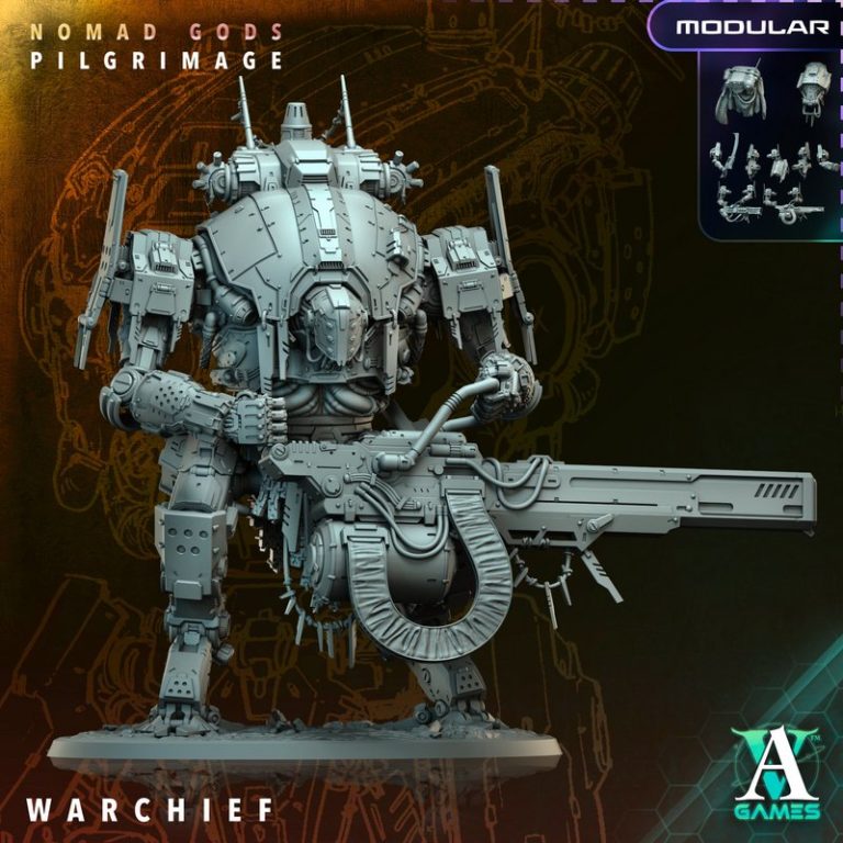 Archvillain Games《Nomad Gods》系列角色3D打印模型|Archvillain Games – Nomad Gods – Pilgrimage – 3D Print Model