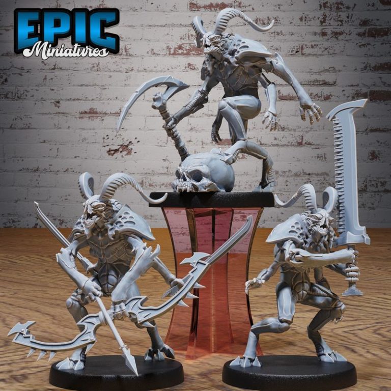 丛林狂野系列——阿兹特克幻想邂逅 3D打印模型|Epic Miniatures – Jungle Untamed Set – Fantasy Aztec Encounter – Wild Tribe Collection – 3D Print Model