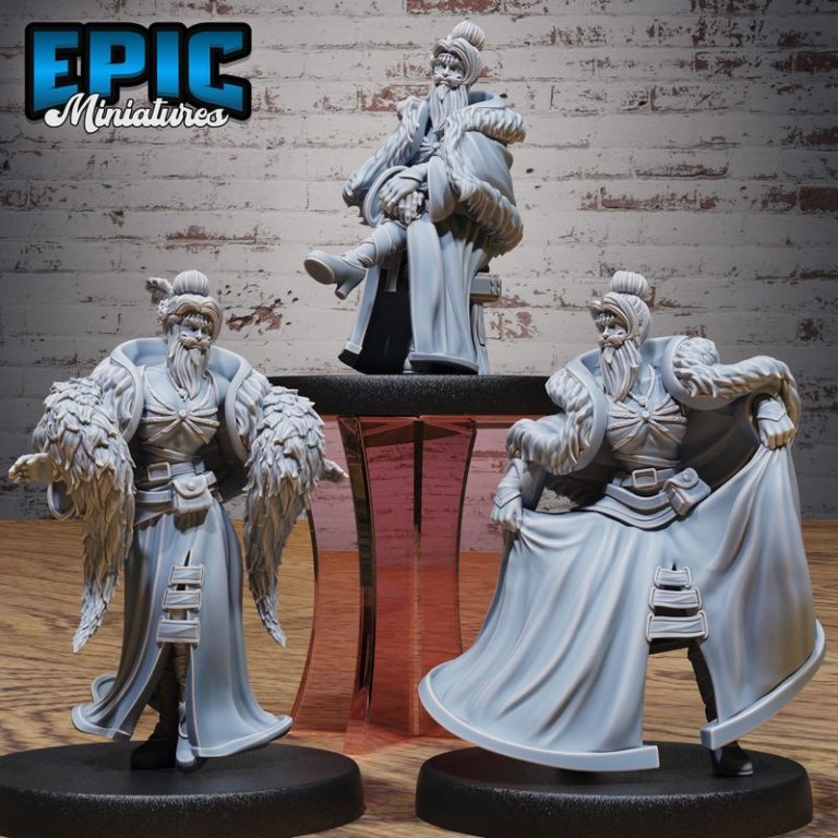 3D打印小模型：狂欢节恐怖小丑遭遇场景|Epic Miniatures – Grand Carnival Set – Circus and Entertainment Collection – Horror Clown Encounter – 3D Print Model