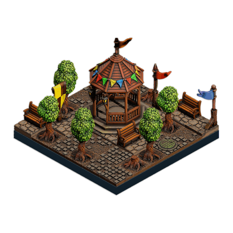 中世纪小镇3D打印模型|Dungeon Blocks – Medieval Town Part 2 – 3D Print Model