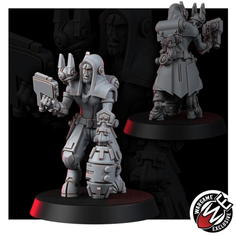 战棋独家——更美好的世界 诺克罗西黑商人护卫队 3D打印模型|Wargame Exclusive – Greater Good the Necrocity Black Traders Retinue – 3D Print Model