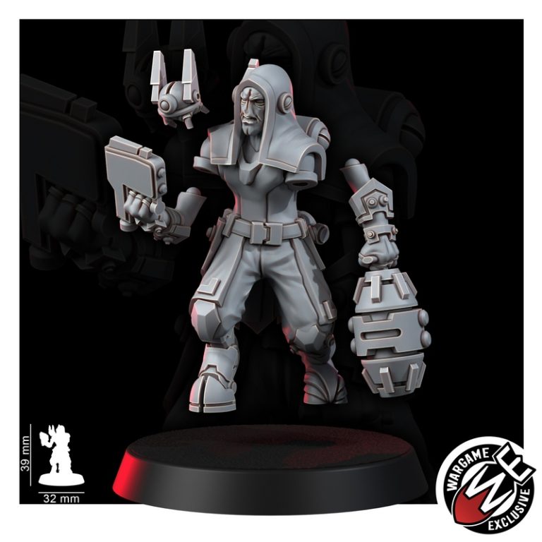 战棋独家——更美好的世界 诺克罗西黑商人护卫队 3D打印模型|Wargame Exclusive – Greater Good the Necrocity Black Traders Retinue – 3D Print Model