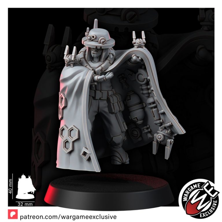 战争游戏独家——涅克罗西蒂黑商人 3D打印模型|Wargame Exclusive – Greater Good the Necrocity Black Traders – 3D Print Model