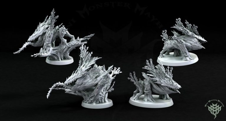 迷你怪物狂欢——森林冒险——3D打印模型|Mini Monster Mayhem – Jorney Into the Forest – 3D Print Model