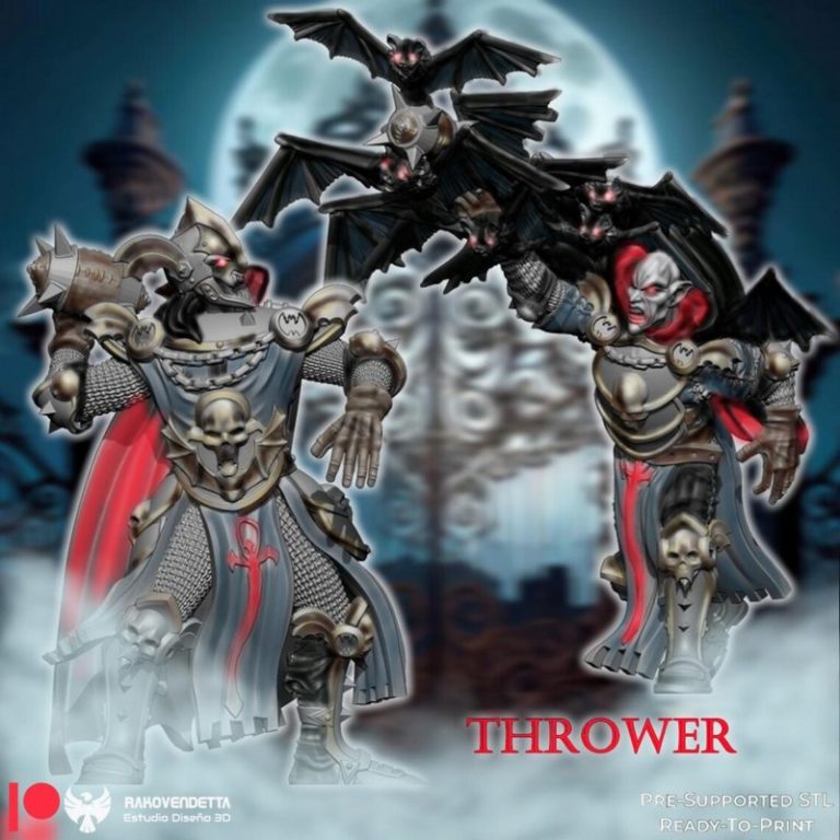 Rakovendetta工作室·吸血鬼幻想足球队3D打印模型|Rakovendetta Estudio – Vampire Fantasy Football Team – 3D Print Model