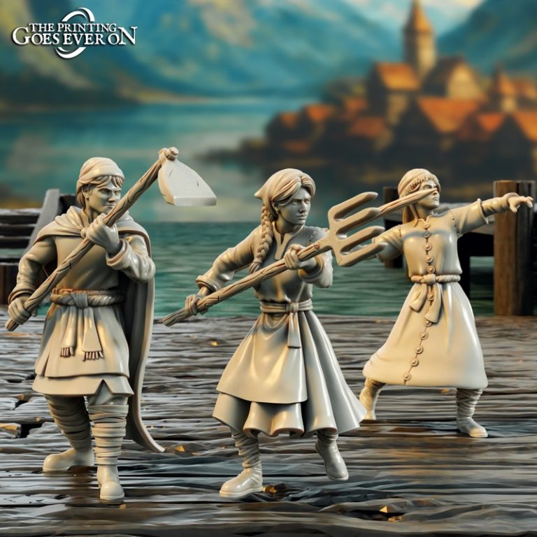 3D打印模型：漂泊港镇第五章——印刷永不止步|The Printing Goes Ever On – Driftport Town Episode V – September 2025 – 3D Print Model