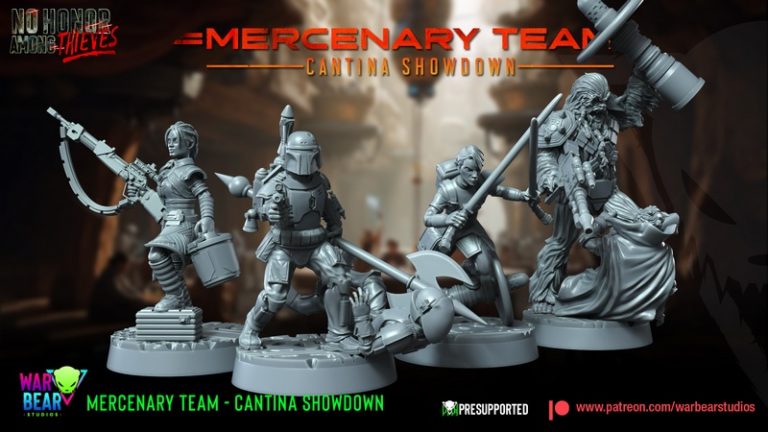War Bear Studios 2025年8月作品：3D打印模型集——动漫游戏角色立体模型精选|War Bear Studios August 2025 – 3D Print Model
