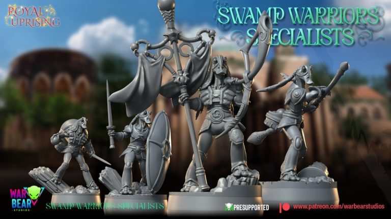 War Bear Studios 2025年3D打印模型：动漫游戏角色精摹系列|War Bear Studios January 2025 – 3D Print Model