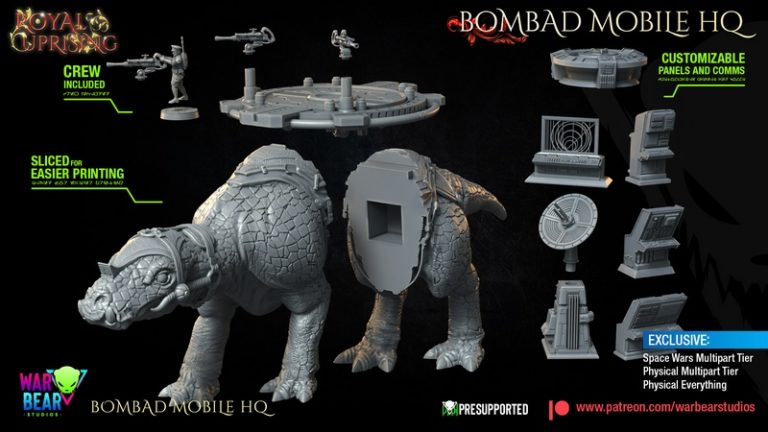 War Bear Studios 2025年3D打印模型：动漫游戏角色精摹系列|War Bear Studios January 2025 – 3D Print Model