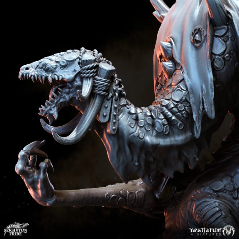 最佳迷你模型——塞克霍顿部落系列第二部分：3D打印模型|Bestiarum Miniatures – Sekhaton Tribes Part 2 – 3D Print Model
