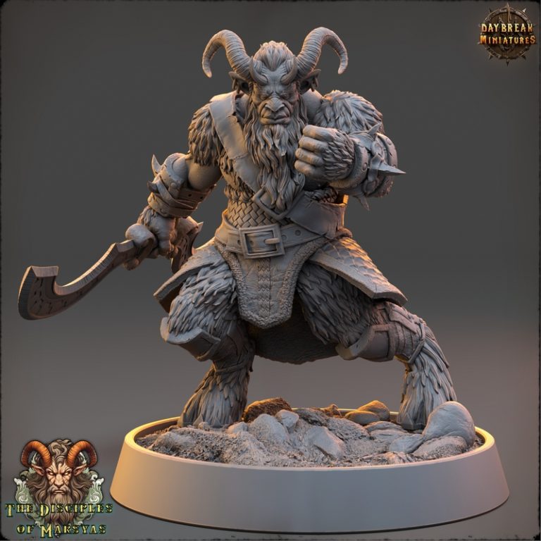 火星亚斯的追随者——3D打印模型|Daybreak Miniatures – The Disciples of Marsyas – 3D Print Model