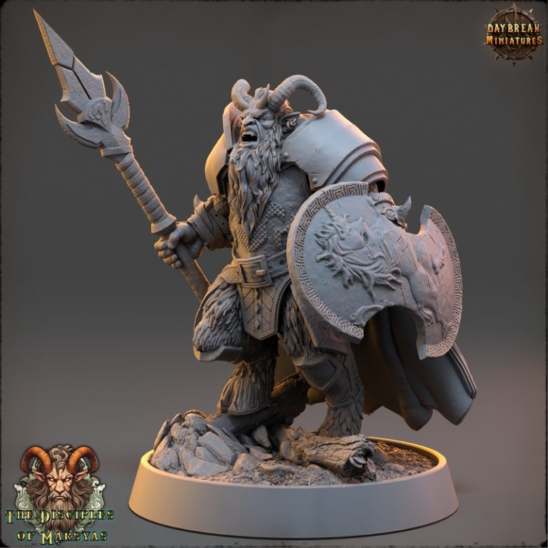 火星亚斯的追随者——3D打印模型|Daybreak Miniatures – The Disciples of Marsyas – 3D Print Model