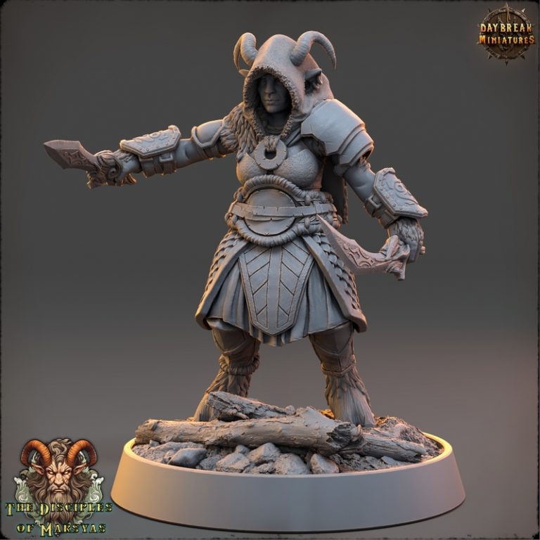 火星亚斯的追随者——3D打印模型|Daybreak Miniatures – The Disciples of Marsyas – 3D Print Model