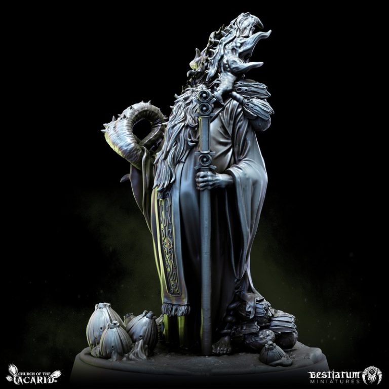 最佳微型作品——圣阿卡里德教堂系列第二部分 3D打印模型|Bestiarum Miniatures – Church of the Acarid Part 2 – 3D Print Model