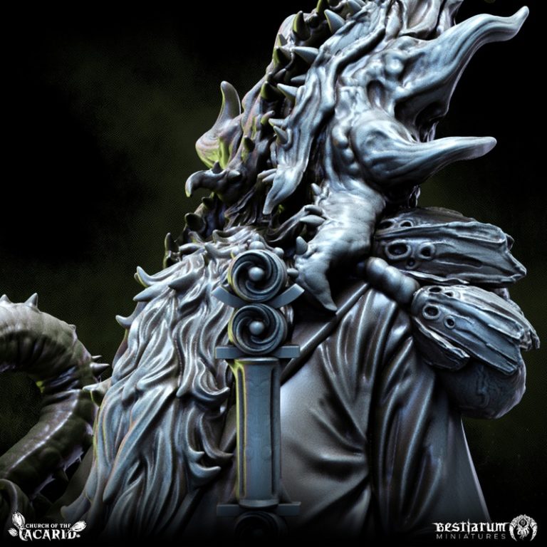 最佳微型作品——圣阿卡里德教堂系列第二部分 3D打印模型|Bestiarum Miniatures – Church of the Acarid Part 2 – 3D Print Model