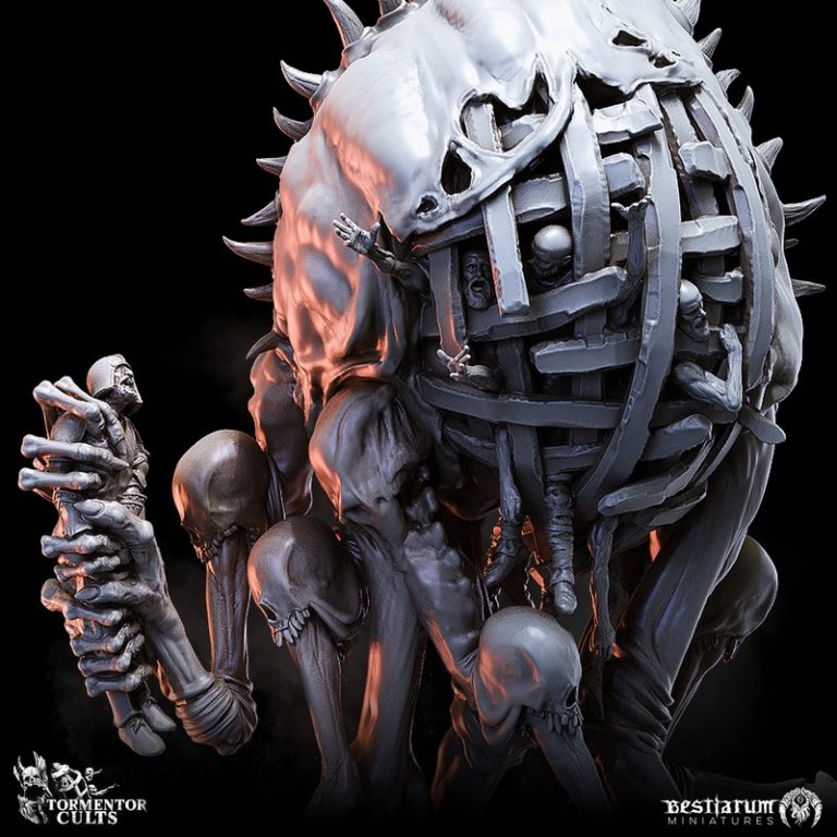 Bestiarum迷你模型——折磨教派系列第四部：3D打印角色模型|Bestiarum Miniatures – Tormentor Cults Part 4 – 3D Print Model