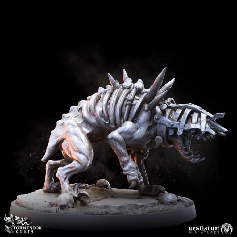 Bestiarum迷你模型——折磨教派系列第四部：3D打印角色模型|Bestiarum Miniatures – Tormentor Cults Part 4 – 3D Print Model