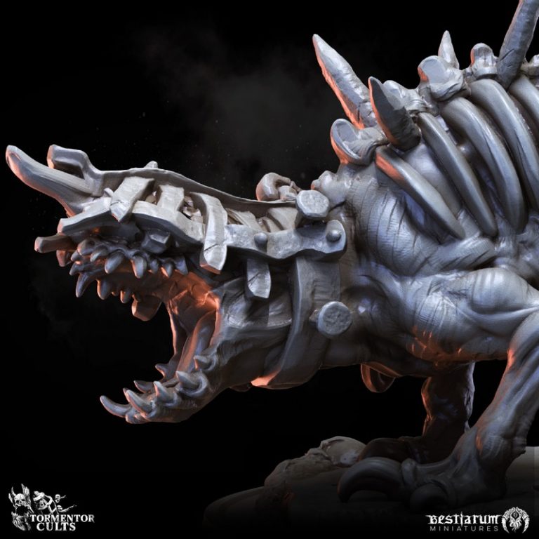 Bestiarum迷你模型——折磨教派系列第四部：3D打印角色模型|Bestiarum Miniatures – Tormentor Cults Part 4 – 3D Print Model