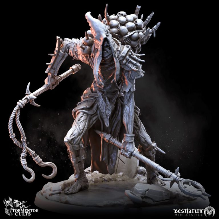Bestiarum迷你模型——折磨教派系列第三部分 3D打印模型|Bestiarum Miniatures – Tormentor Cults Part 3 – 3D Print Model