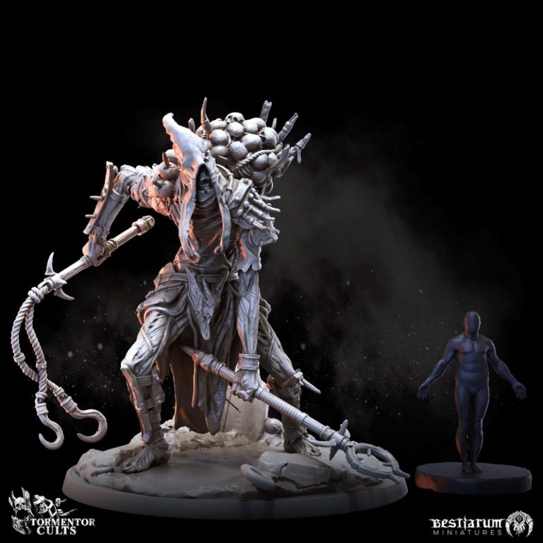 Bestiarum迷你模型——折磨教派系列第三部分 3D打印模型|Bestiarum Miniatures – Tormentor Cults Part 3 – 3D Print Model