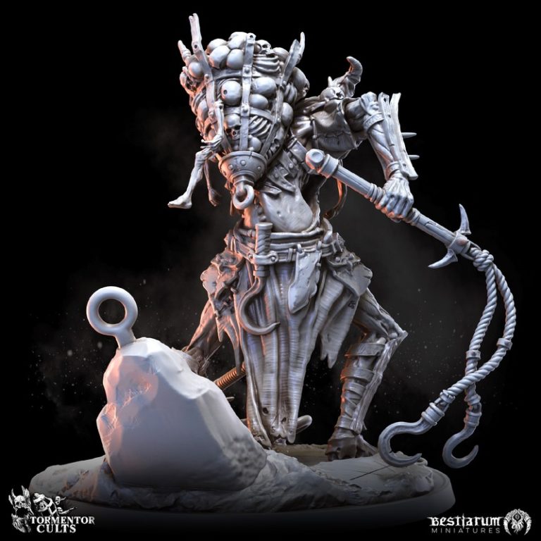 Bestiarum迷你模型——折磨教派系列第三部分 3D打印模型|Bestiarum Miniatures – Tormentor Cults Part 3 – 3D Print Model
