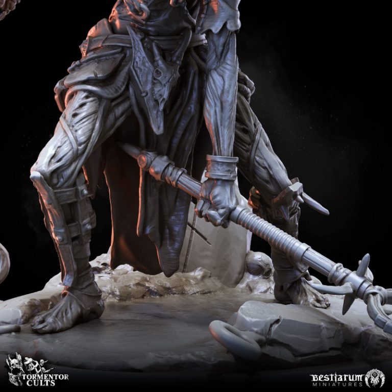 Bestiarum迷你模型——折磨教派系列第三部分 3D打印模型|Bestiarum Miniatures – Tormentor Cults Part 3 – 3D Print Model