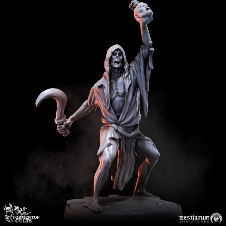 Bestiarum迷你模型——折磨教派系列二：3D打印角色模型|Bestiarum Miniatures – Tormentor Cults Part 2 – 3D Print Model