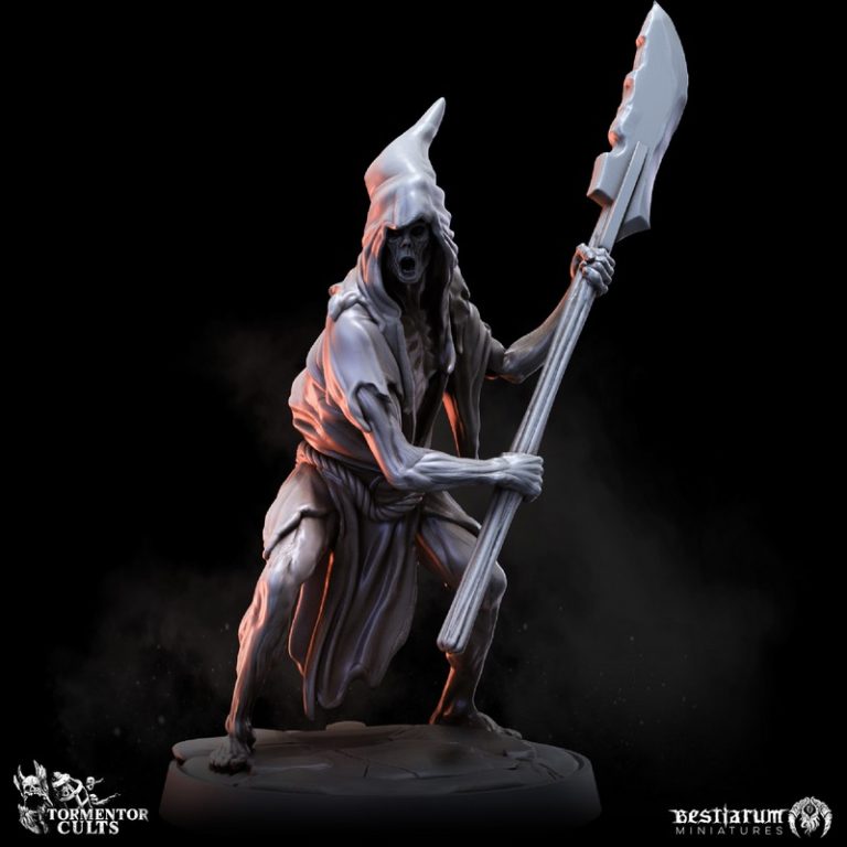Bestiarum迷你模型——折磨教派系列二：3D打印角色模型|Bestiarum Miniatures – Tormentor Cults Part 2 – 3D Print Model