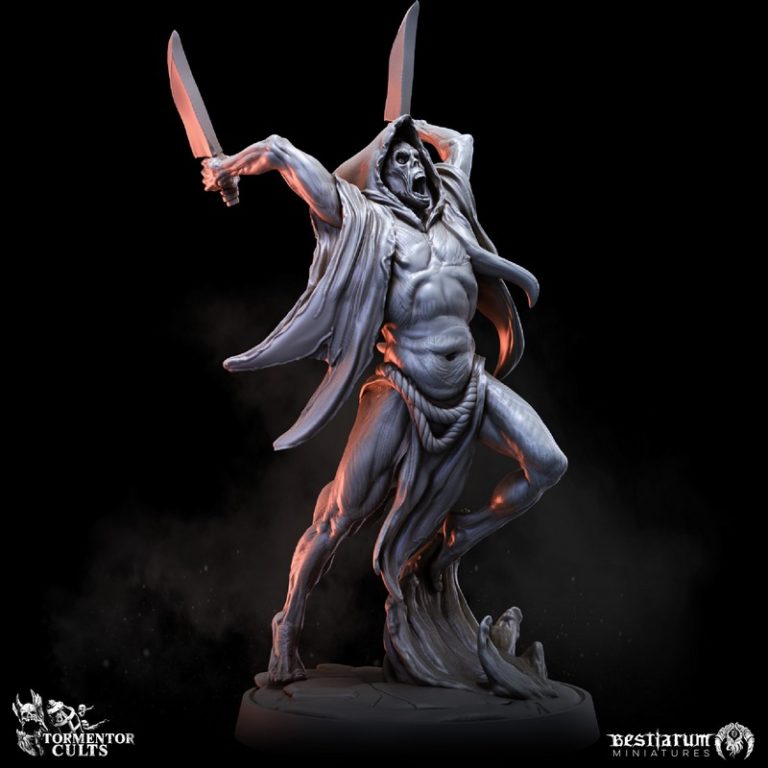 Bestiarum迷你模型——折磨教派系列二：3D打印角色模型|Bestiarum Miniatures – Tormentor Cults Part 2 – 3D Print Model