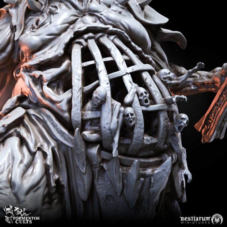 Bestiarum迷你模型——折磨教派系列（第一部分）3D打印版|Bestiarum Miniatures – Tormentor Cults Part 1 – 3D Print Model