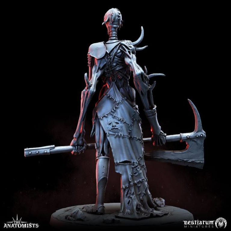 最佳生物模型——解剖学家系列——3D打印角色模型|Bestiarum Miniatures – The Anatomists – 3D Print Model