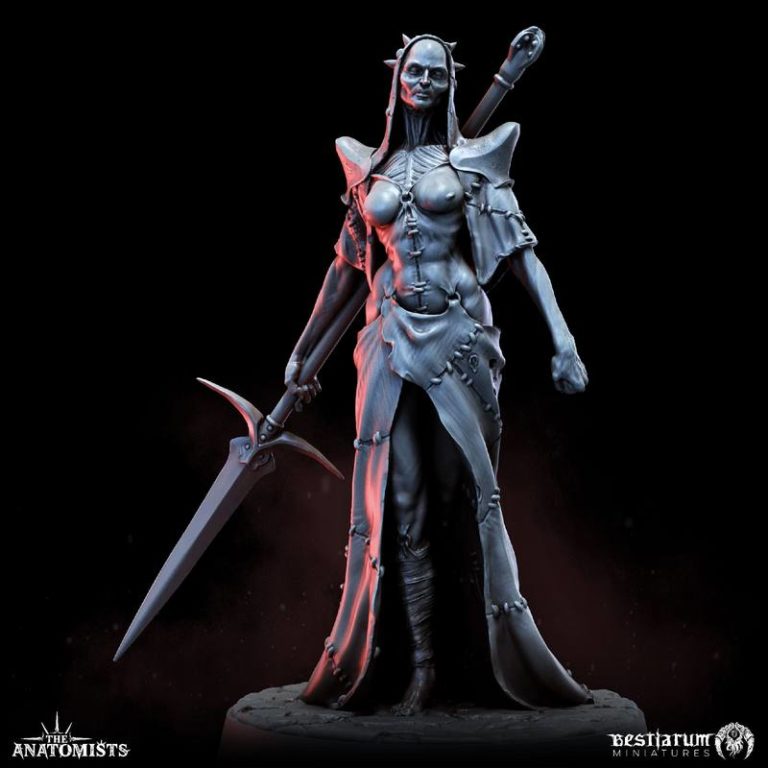 最佳生物模型——解剖学家系列——3D打印角色模型|Bestiarum Miniatures – The Anatomists – 3D Print Model