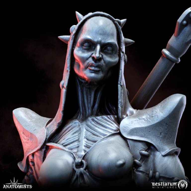 最佳生物模型——解剖学家系列——3D打印角色模型|Bestiarum Miniatures – The Anatomists – 3D Print Model