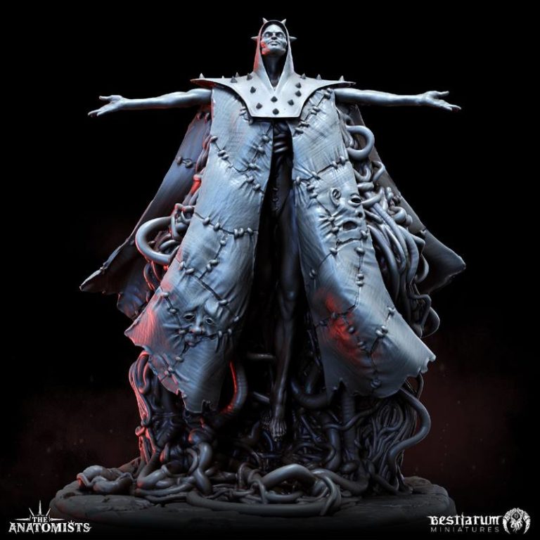 最佳生物模型——解剖学家系列——3D打印角色模型|Bestiarum Miniatures – The Anatomists – 3D Print Model