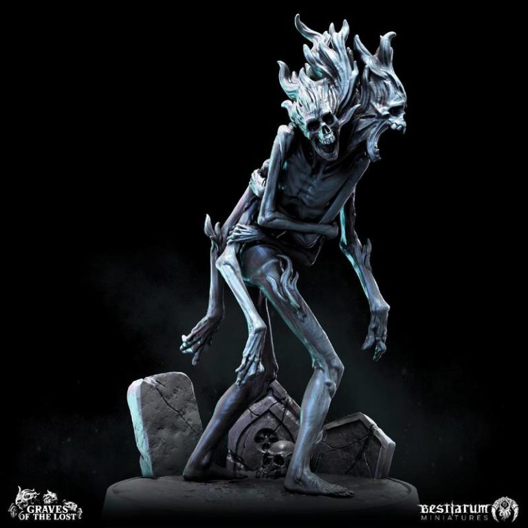 Bestiarum迷你模型——失落之墓3D打印作品|Bestiarum Miniatures – Graves of the Lost – 3D Print Model
