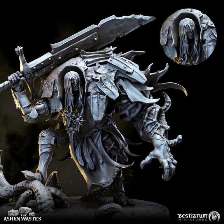 灰烬荒原的异形——3D打印模型|Bestiarum Miniatures – Abominations of the Ashen Wastes – 3D Print Model