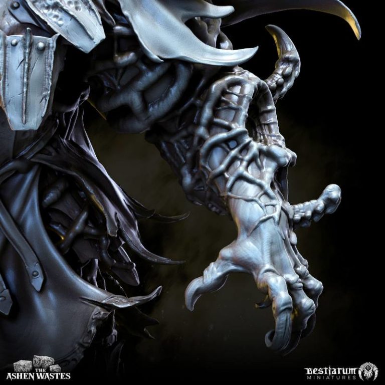 灰烬荒原的异形——3D打印模型|Bestiarum Miniatures – Abominations of the Ashen Wastes – 3D Print Model