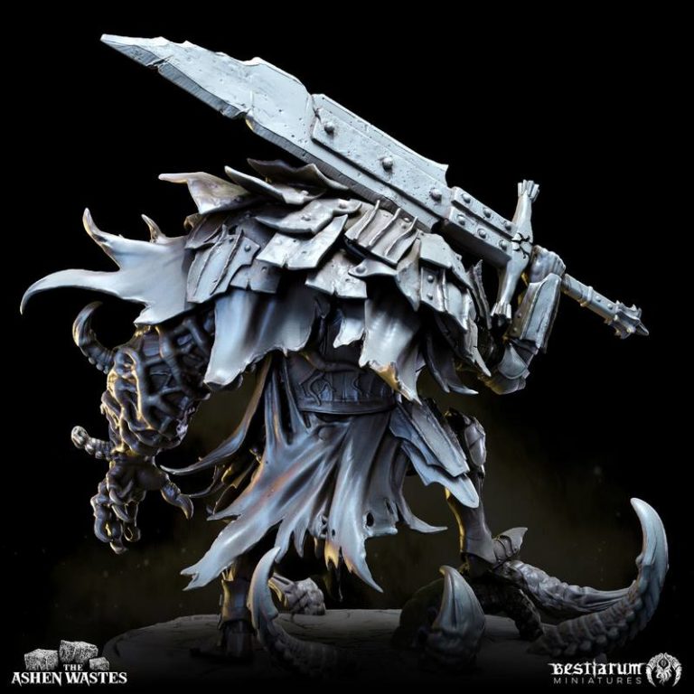 灰烬荒原的异形——3D打印模型|Bestiarum Miniatures – Abominations of the Ashen Wastes – 3D Print Model