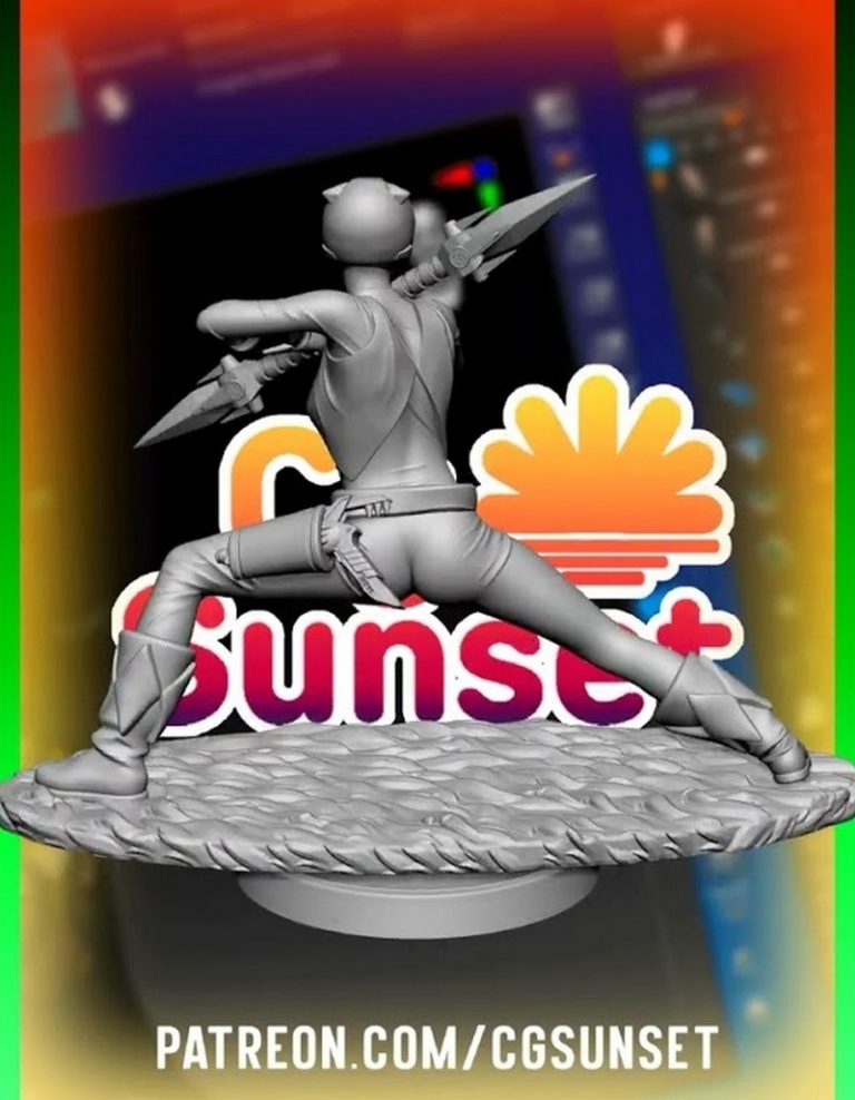 Power Rangers与Megazord 3D打印模型|Power Rangers and Megazord – 3D Print Model