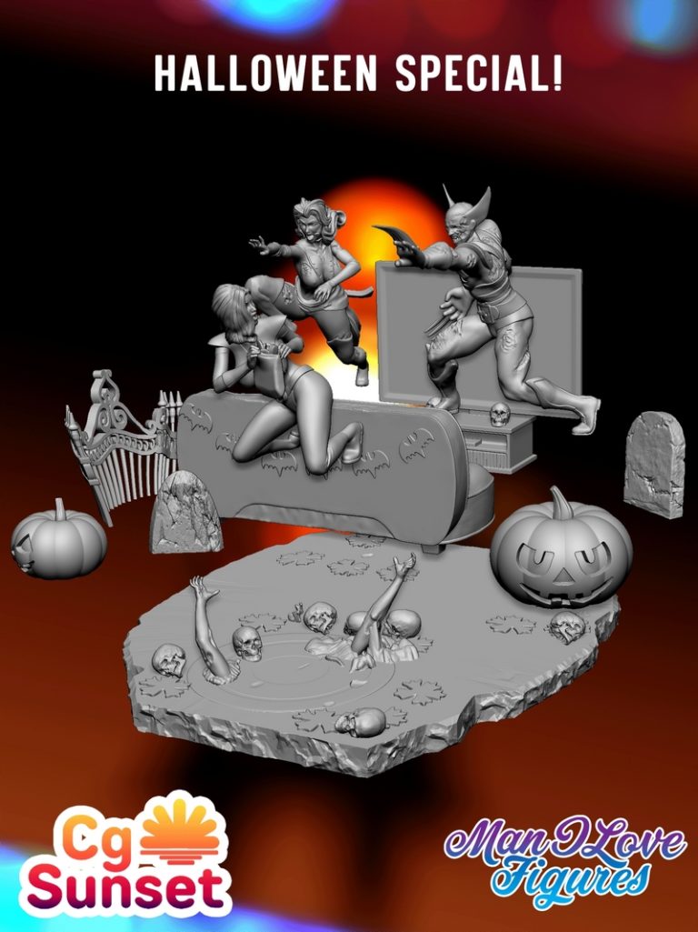 万圣节特别版 - 2025年 - 3D打印模型|Halloween Special – October 2025 – 3D Print Model